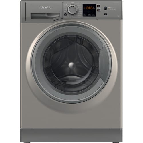 Hotpoint 9kg 1400 Spin Washing Machine Graphite | HNR9W64GG