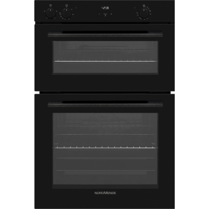 NordMende Built In Double Oven and Grill Black | DOI326BL