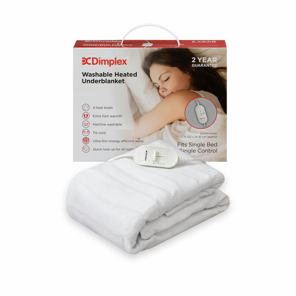 Dimplex Single Washable Heated Underblanket | DUB1001