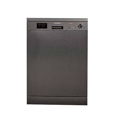 Nordmende 60cm Freestanding Dishwasher Dark Inox l DW67DIX