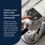 DeLonghi Dedica Duo Espresso Coffee Machine Silver | EC890.M thumbnail 2
