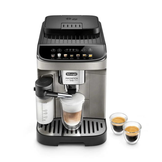 DeLonghi Magnifica Evo Automatic Bean to Cup Coffee Machine Titanium Black | ECAM290.83.TB
