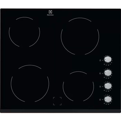 Electrolux 60CM 4 Zone Electric Hob | EHF6140FOK