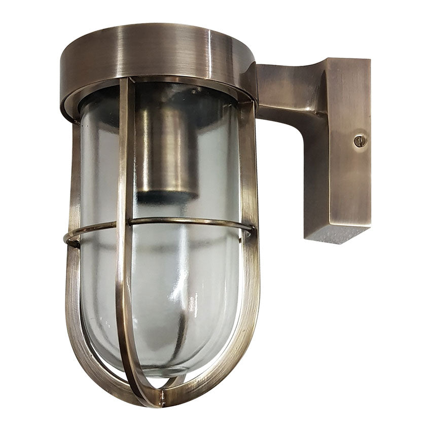 CORK LLIGHTING CAST BRASS OUTDOOR BULKHEAD-ELDURSEY/ANT