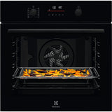 Electrolux 700 AirFry Bulit In Single Pyrolytic Oven Black | EOM6P46K thumbnail 1