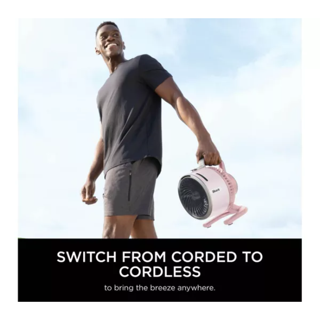 Shark FlexBreeze HydroGo Misting Fan Ballet Pink | FA050UKPK