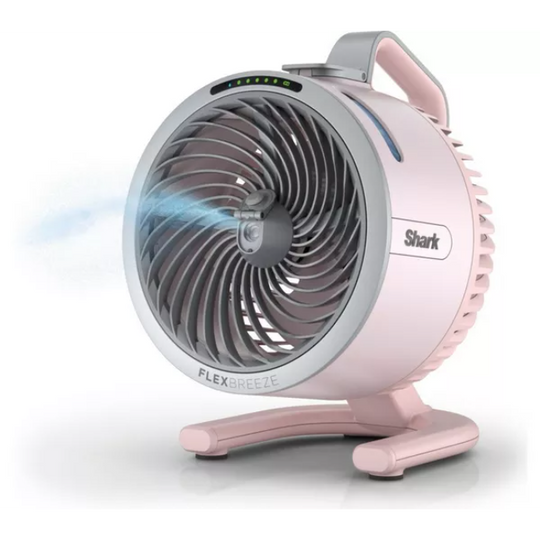 Shark FlexBreeze HydroGo Misting Fan Ballet Pink | FA050UKPK