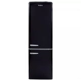 Amica 55cm Freestanding Retro 60/40 Fridge Freezer Black | FKR29653B thumbnail 1