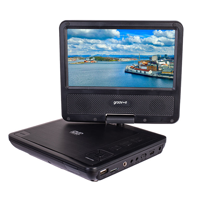 Groov-e 7″ Portable DVD Player Black | GV-DP01BK
