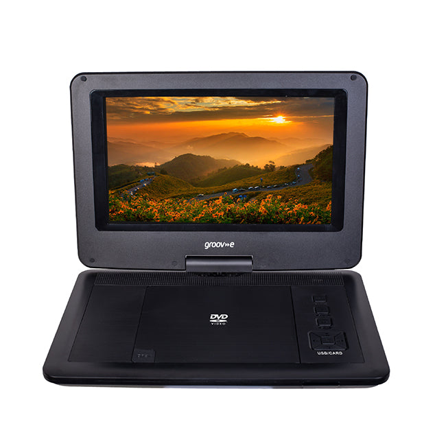 Groov-e 10.1″ Portable DVD Player Black | GV-DP02BK