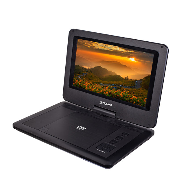 Groov-e 10.1″ Portable DVD Player Black | GV-DP02BK
