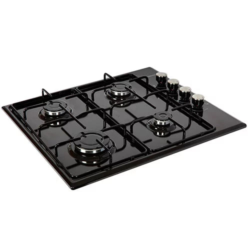 Nordmende Gas Hob 4 Burner 60CM Black l HGE603BL