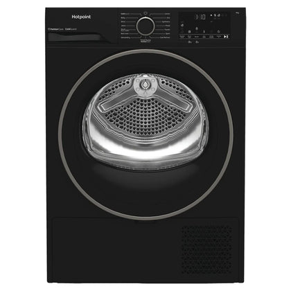 Hotpoint 9KG Freestanding Heat Pump Tumble Dryer Black | HHDD90BBIRE