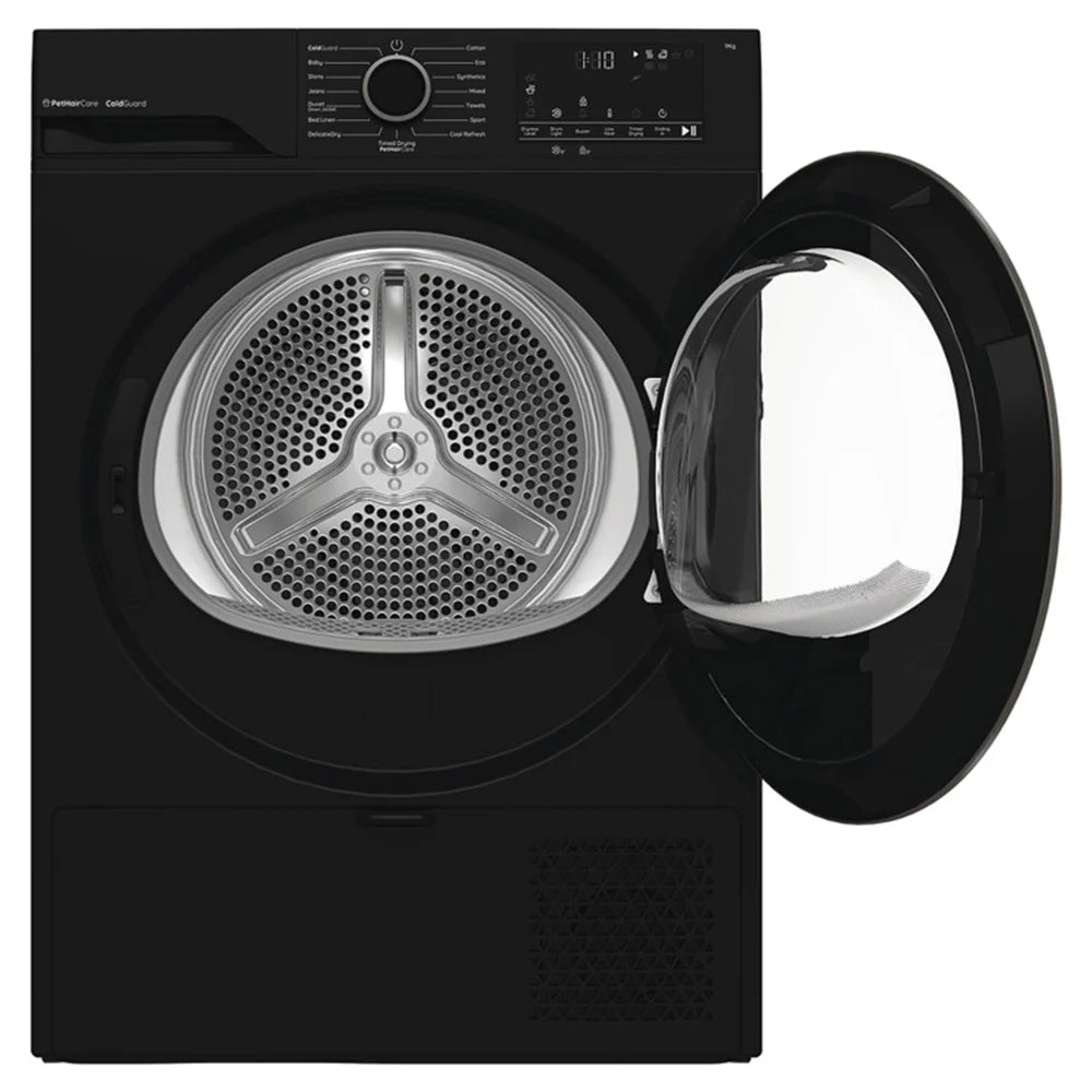 Hotpoint 9KG Freestanding Heat Pump Tumble Dryer Black | HHDD90BBIRE