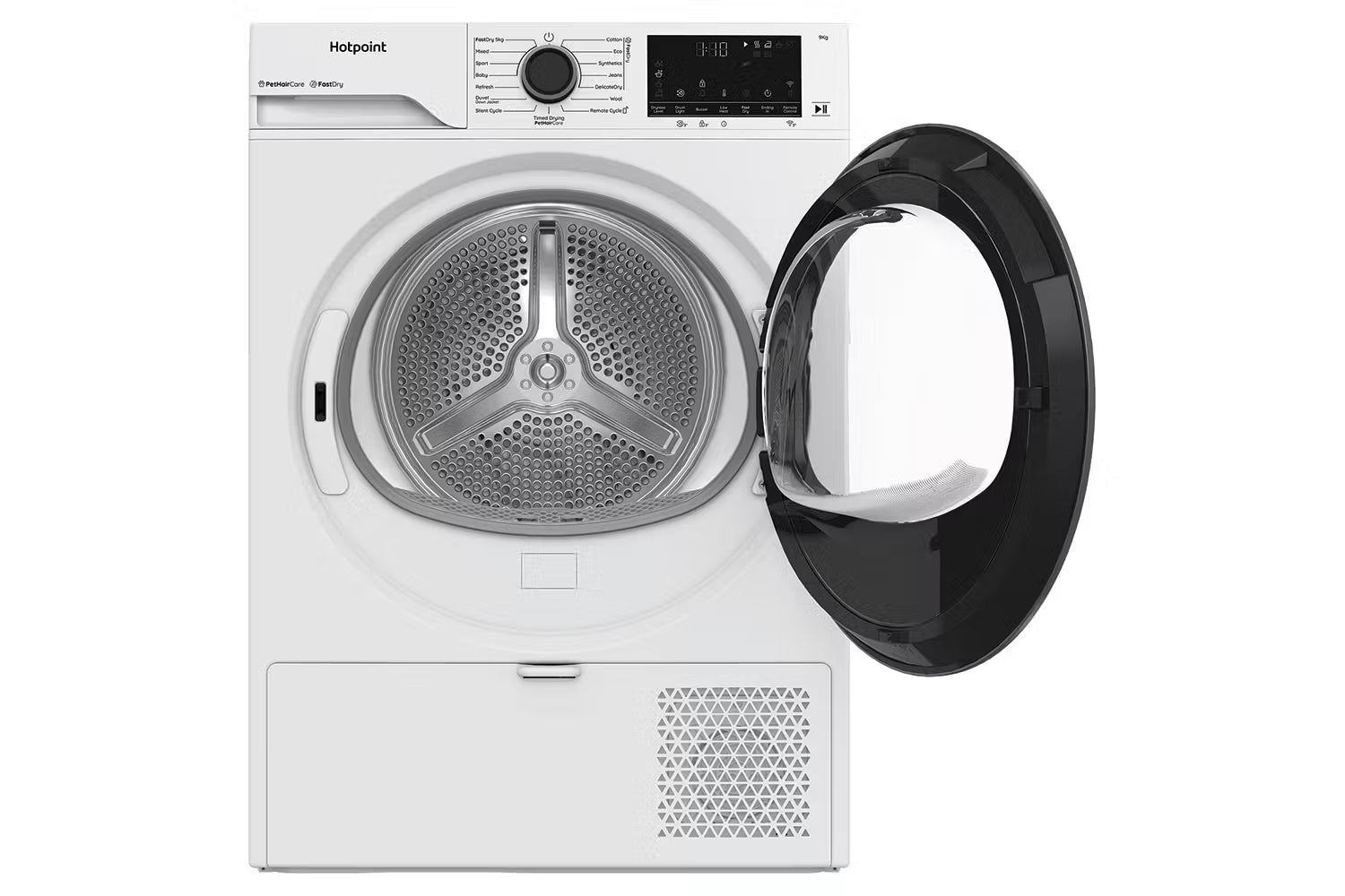 Hotpoint Freestanding 9kg Heat Pump Tumble Dryer ColdGuard Technology | HHDW90WWIRE