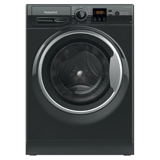 Hotpoint 9KG 1400RPM Freestanding Washing Machine  Black | HNR9W64BSIRE