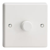 VARILIGHT 1-Gang 2-Way V-Pro Push On/Off Rotary LED Dimmer 1 x 0-120W- JQP401W thumbnail 1