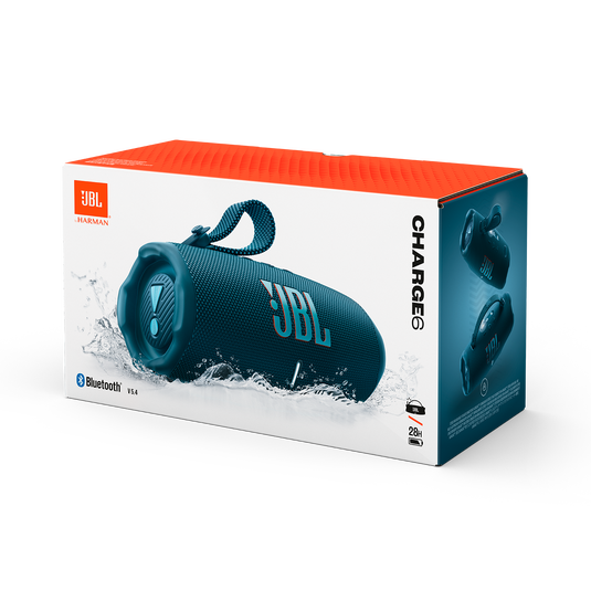 JBL Charge 6 Portable Bluetooth Speaker Blue | JBLCHARGE6BLU