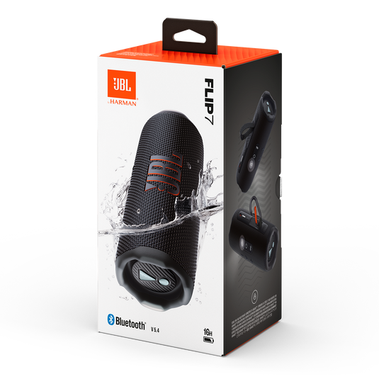 JBL Flip 7 Portable Bluetooth Speaker Black | JBLFLIP7BLK