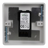 VARILIGHT 1-Gang 2-Way V-Pro Push On/Off Rotary LED Dimmer 1 x 0-120W- JQP401W thumbnail 2