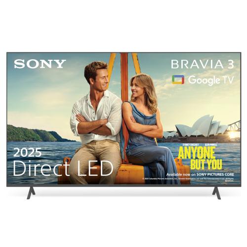 Sony 65" BRAVIA 3 Direct LED TV (2025) | K65S38B.UKA