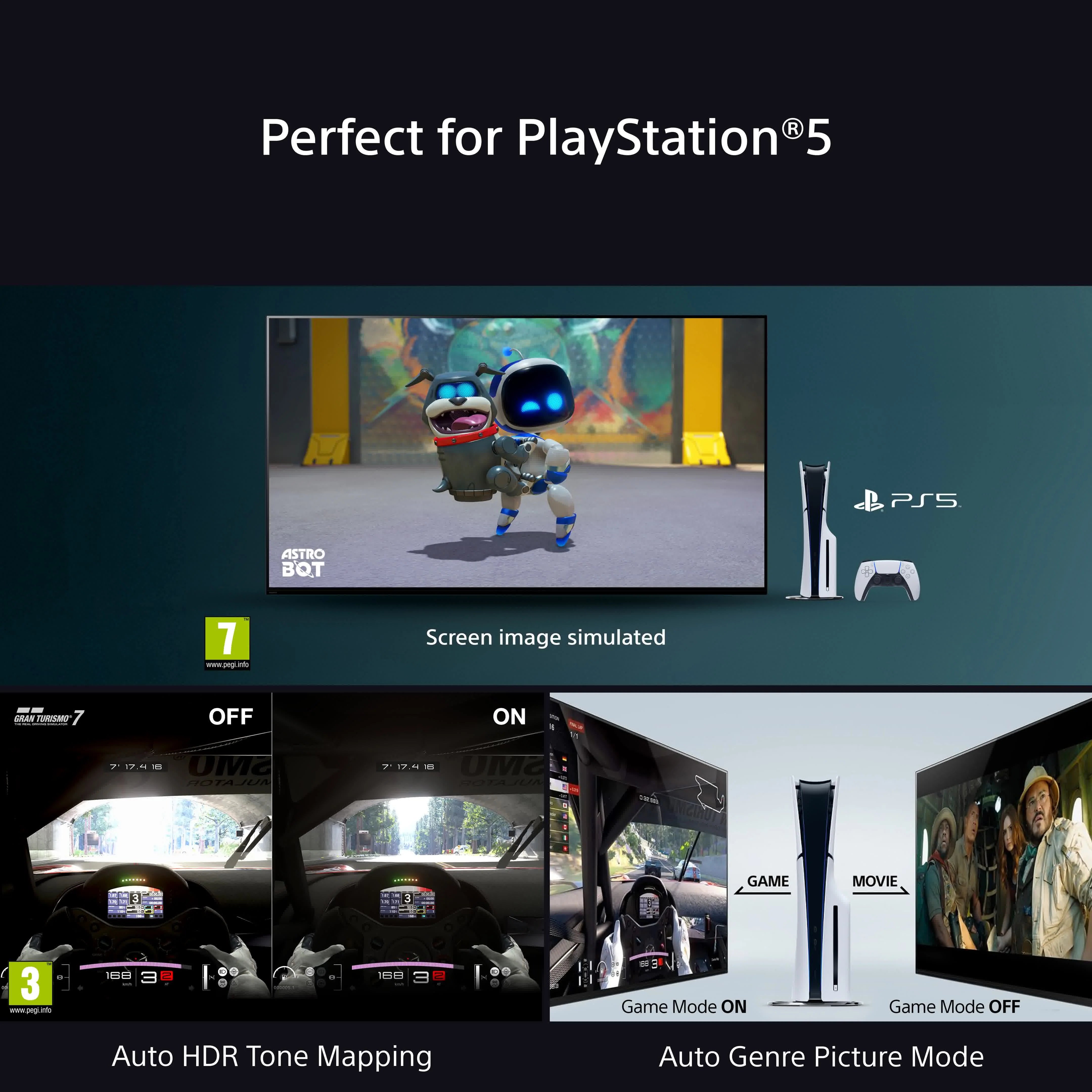 Sony 65" BRAVIA 3 Direct LED TV (2025) | K65S38B.UKA