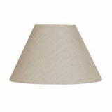 Linen 12" coolie shade in Calico colour - L501/12CA thumbnail 1
