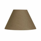 Linen 20" coolie shade in Walnut colour - L501/20WA thumbnail 1
