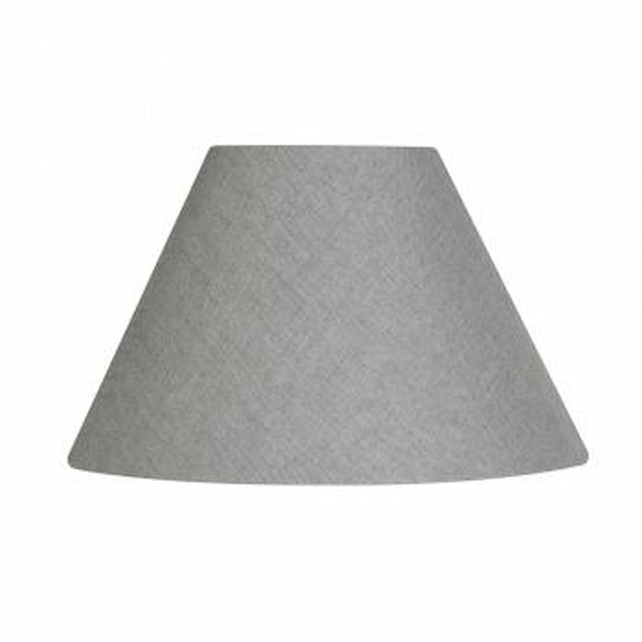 Linen 14" coolie shade in Earl Grey colour - L501/14EG