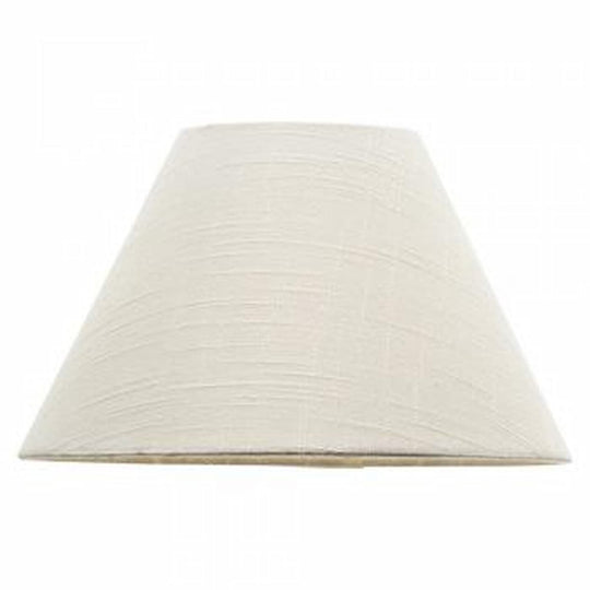 Linen 20" coolie shade in Cotton colour - L501/20 CO