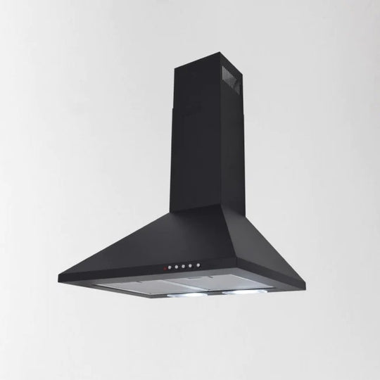 Luxair 60cm Premium Chimney Hood Black | LA60STDBLK