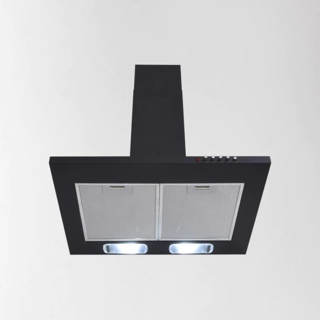 Luxair 60cm Premium Chimney Hood Black | LA60STDBLK