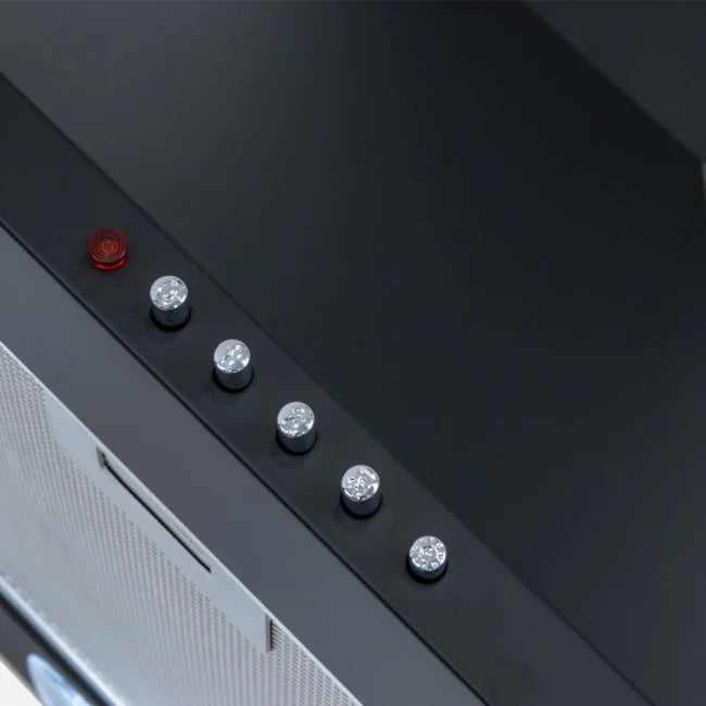 Luxair 60cm Premium Chimney Hood Black | LA60STDBLK