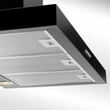 Luxair 60cm Flat Cooker Hood Black l LA60FLTBLK thumbnail 5