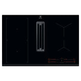 Electrolux 80CM 4 Zone Induction Combo Hob Hood Black | LCC83443 thumbnail 1