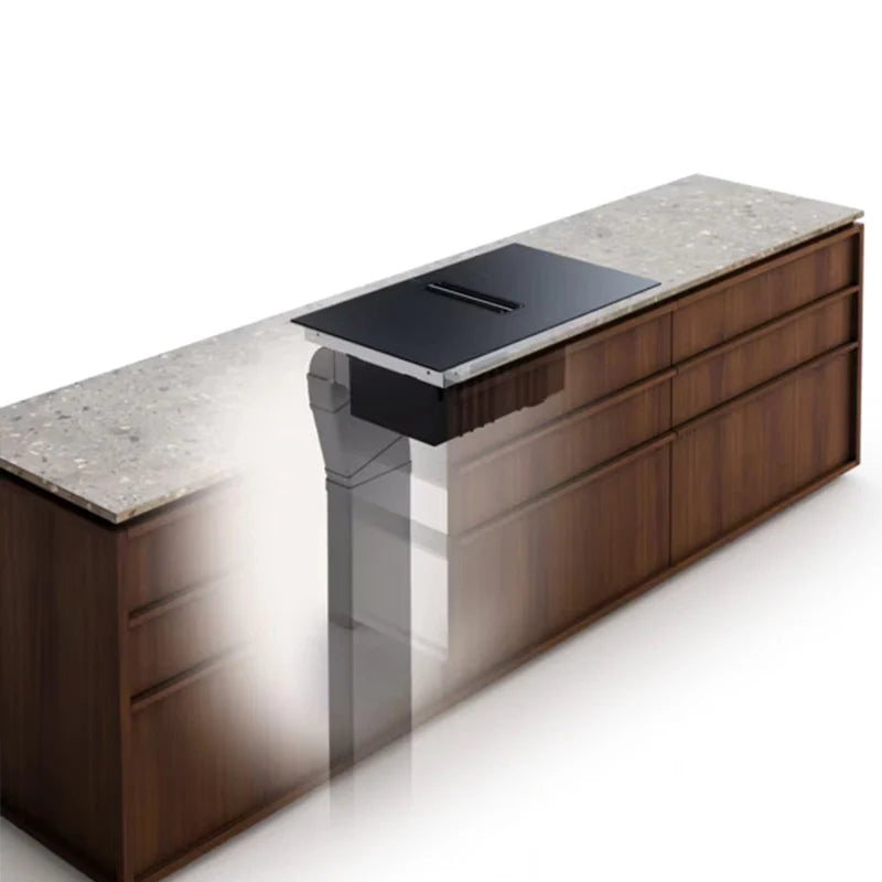 Electrolux 80CM 4 Zone Induction Combo Hob Hood Black | LCC83443