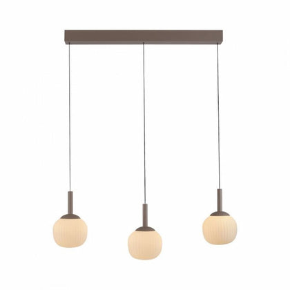 LED pendant light NAMI, sand-coloured, elongated, dimmable, Comfort-Lift, Memory function-15177-39