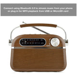 Lloytron Rechargeable AM/FM Radio Wood Effect | N6403WD thumbnail 3