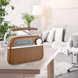 Lloytron Rechargeable AM/FM Radio Wood Effect | N6403WD thumbnail 2