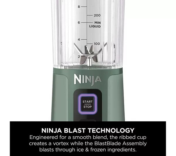 Ninja Blast Cordless Portable Blender Forest Green | BC151UKEM