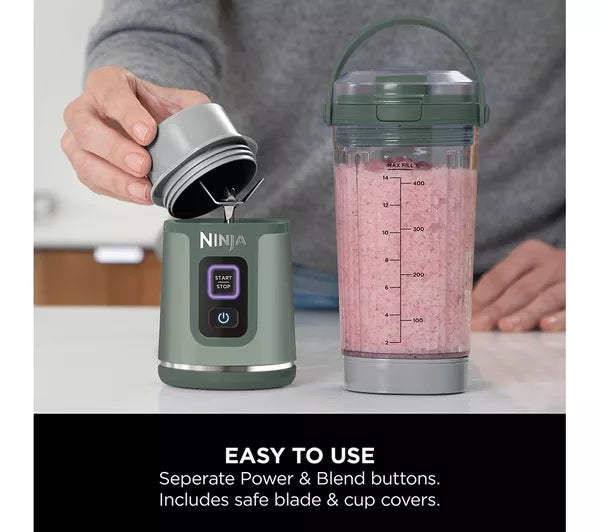 Ninja Blast Cordless Portable Blender Forest Green | BC151UKEM