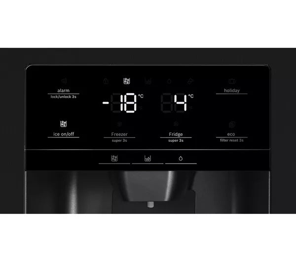 Bosch Series 6 American Style Fridge Freezer Black | KAD93ABEP