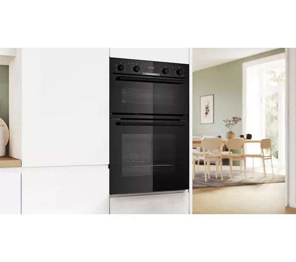 Bosch Series 4 Electric Double Oven Black | MBA533BB3B