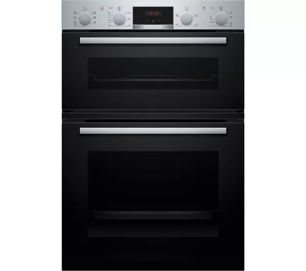 Bosch Series 4 Electric Double Oven Stainless Steel | MBA533BS3B