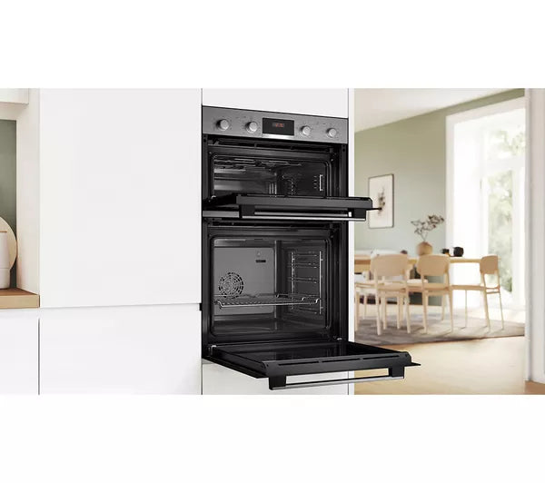 Bosch Series 4 Electric Double Oven Stainless Steel | MBA533BS3B