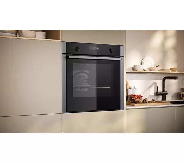 NEFF Slide&Hide N50 Pyrolytic Smart Oven Stainless Steel | B6ACH7AN7B