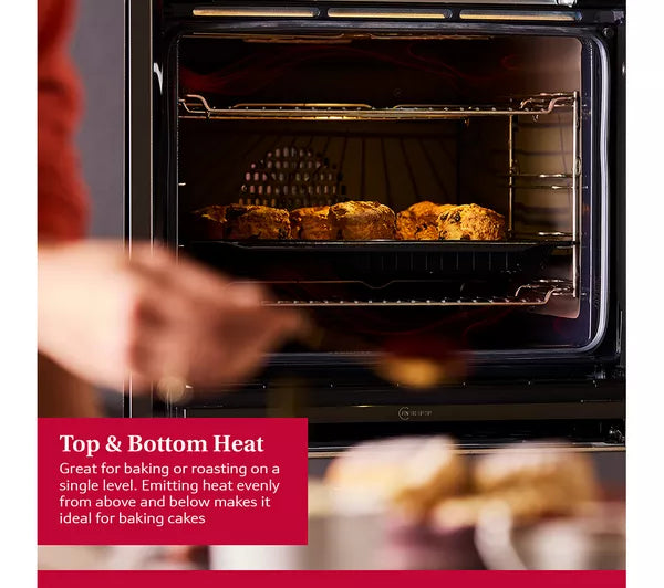 NEFF Slide&Hide N50 Pyrolytic Smart Oven Stainless Steel | B6ACH7AN7B