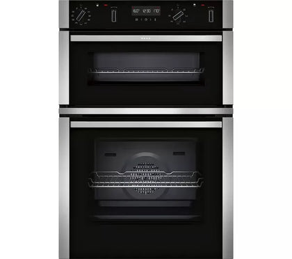 Neff N50 Electric Double Smart Oven Stainless Steel | U2ACH7AN7B