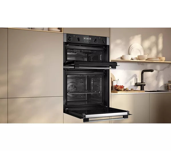 Neff N50 Electric Double Smart Oven Stainless Steel | U2ACH7AN7B