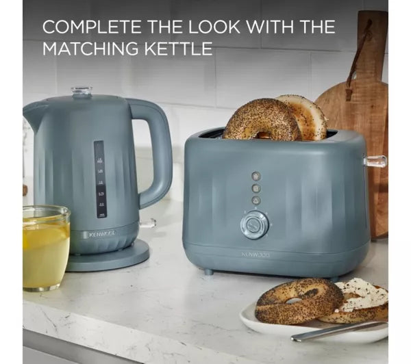 Kenwood Ripple 2-Slice Toaster Storm Blue Grey | TCP06.000GY